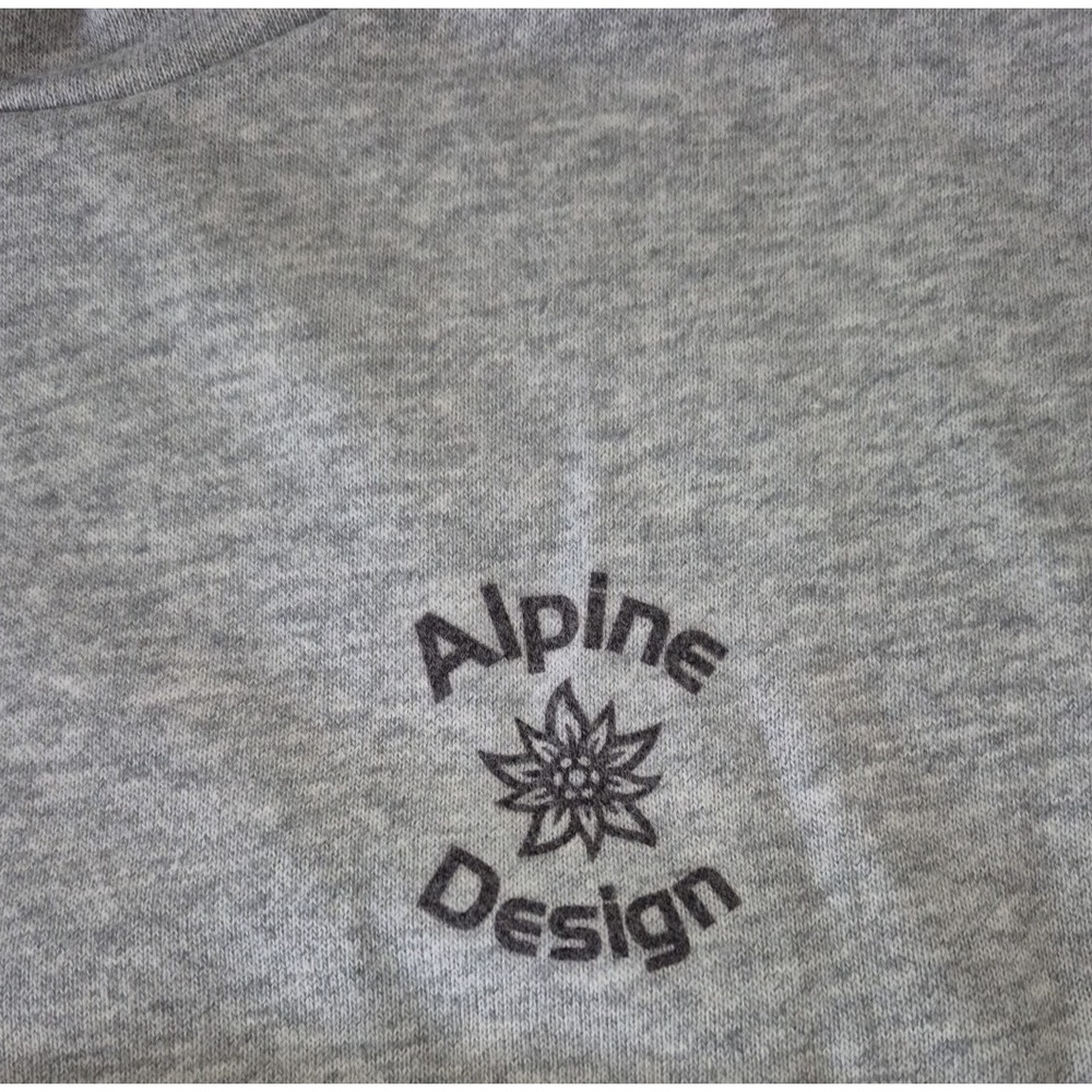 Alpine Design Hoodie Womens Medium Gray AD Hike Fleece Long Sleeve Pullover NEW - Picture 3 of 10